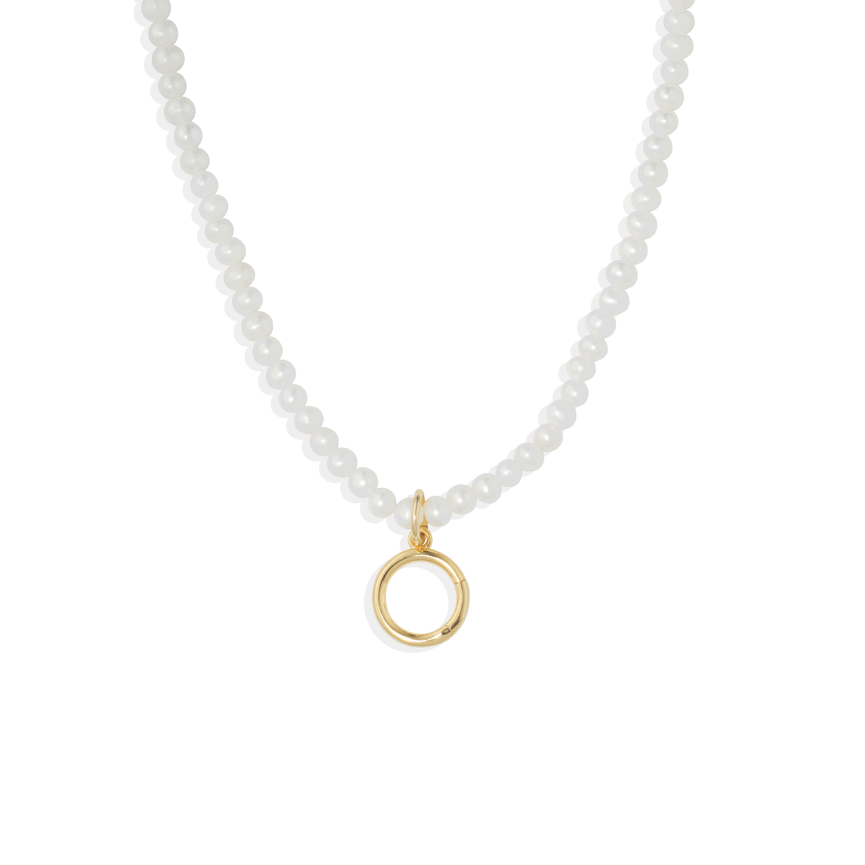 Custom Pearl Charm Necklace
